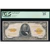 Image 1 : 1922 $50 Gold Certificate PCGS 25