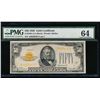 Image 1 : 1928 $50 Gold Certificate PMG 64EPQ