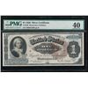 Image 1 : 1886 $1 Silver Certificate PMG 40