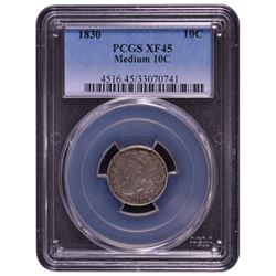 1830 Capped Bust Dime PCGS XF45