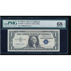 1957A $1 Silver Certificate PMG 68EPQ