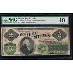 1862 $2 Legal Tender Note PMG 40