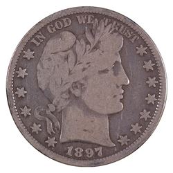 1897-O Barber Half Dollar Coin