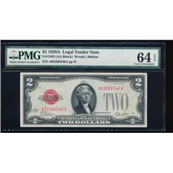 1928A $2 Legal Tender Note PMG 64EPQ