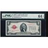 Image 1 : 1928A $2 Legal Tender Note PMG 64EPQ
