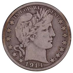 1914-S Barber Half Dollar Coin