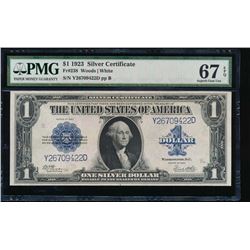 1923 $1 Silver Certificate PMG 67EPQ