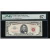 Image 1 : 1963 $5 Legal Tender Note PMG 67EPQ