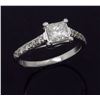 Image 10 : 14KT White Gold 1.00ctw Diamond Ring
