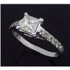 Image 9 : 14KT White Gold 1.00ctw Diamond Ring