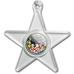2016 $1 Seasons Greetings 1/2 Silver Coin Ornament