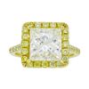 Image 1 : 18KT Yellow Gold 3.63ctw Diamond Ring