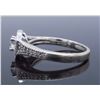 Image 4 : 14KT White Gold 0.60ctw Diamond Ring