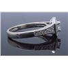 Image 5 : 14KT White Gold 0.60ctw Diamond Ring