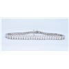 14KT White Gold 4.03ctw Diamond Bracelet