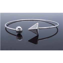 Sterling Silver Glitter Bracelet