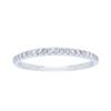 18KT White Gold 0.18ctw Wedding Band