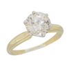 Image 3 : 14K Yellow Gold 1.28ct Light Chocolate Diamond Ring