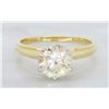 Image 5 : 14K Yellow Gold 1.28ct Light Chocolate Diamond Ring