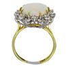 Image 10 : 18KT Yellow Gold Opal and Diamond Ring