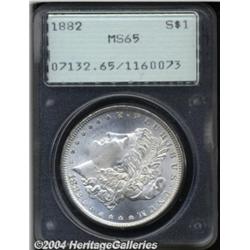 1882 $1 MS65 PCGS.