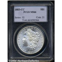 1883-CC $1 MS66 PCGS.