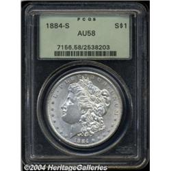 1884-S $1 AU58 PCGS.
