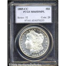 1885-CC $1 MS65 Deep Mirror Prooflike PCGS.