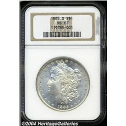 1885-O $1 MS67 NGC.