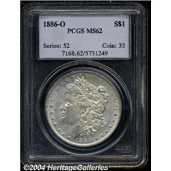 1886-O $1 MS62 PCGS.