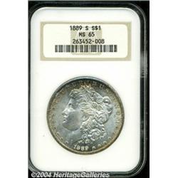 1889-S $1 MS65 NGC.