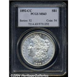 1892-CC $1 MS63 PCGS.