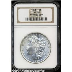 1896 $1 MS66 NGC.