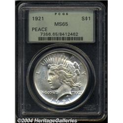 1921 $1 MS65 PCGS.
