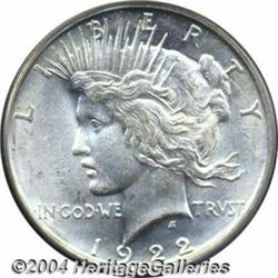 1922-D $1 MS66 PCGS.