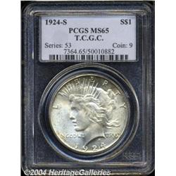 1924-S $1 MS65 PCGS.