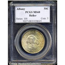 1936 50C Albany MS68 PCGS.