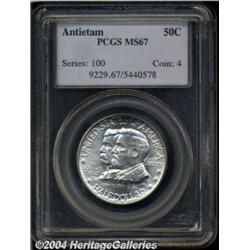 1937 50C Antietam MS67 PCGS.
