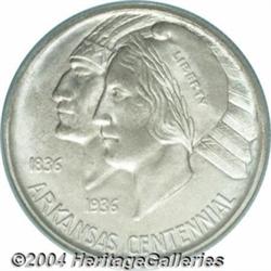 1935-S 50C Arkansas MS67 PCGS.