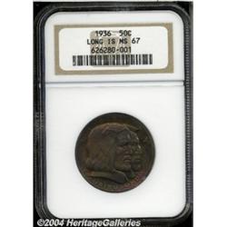 1936 50C Long Island MS67 NGC.