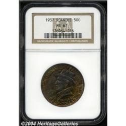 1937 50C Roanoke MS67 NGC.