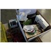 Image 3 : TOTE AND BOX OF NEW ITEMS