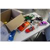 Image 1 : BOX OF CARS FIGURES AND COLLECTIBLES