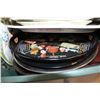 Image 2 : GREEN CRATE OF SERVING DISHES