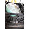 Image 2 : BLACK CRATE OF PYREX AND GLASS BOWLS