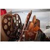 Image 2 : WOOD WINE RACK WINE HOLDER AND COAT HANGER