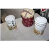Image 3 : LOT OF CANNISTERS AND TEA AND COFFEE MAKERS