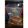 Image 1 : TOTE AND BOX OF TOOLS AND SHOP SUPPLIES