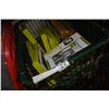 Image 1 : AIRHOSE AND PICTURE FRAMES IN METAL BASKET