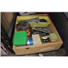 Image 1 : WOODEN BOX OF SHOP SUPPLIES